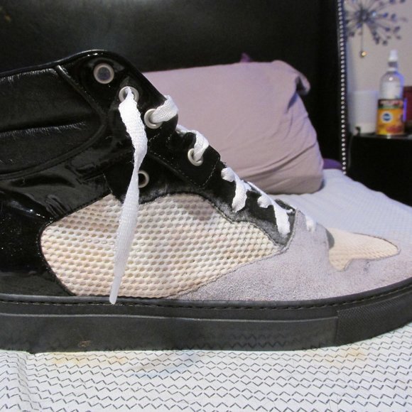 Balenciaga Hi-Top Men’s Sneakers Size 8.5 (U.S.) Size 41 (E.U.) - Picture 6 of 10